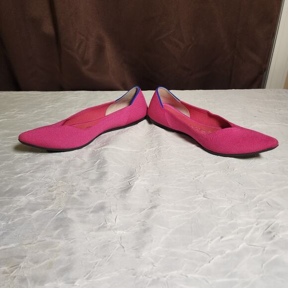 Rothy's The Point Dragon Fruit Shoes Flats Womens Size 7 Balletcore Feminine - Picture 3 of 6
